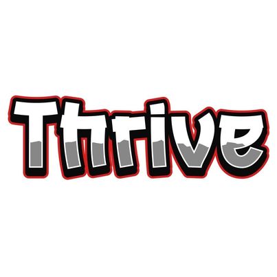 Thrive Sticker- Red